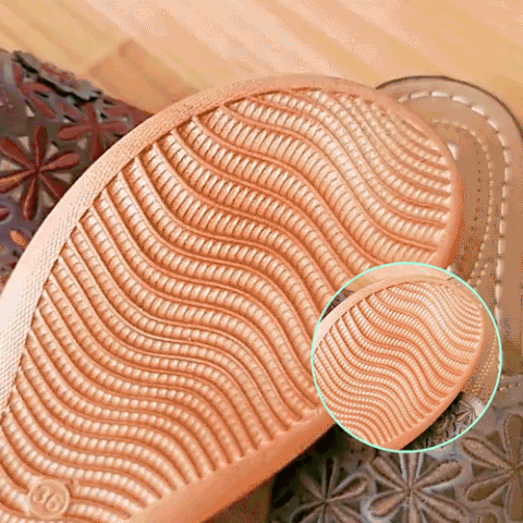 MOTHER'S DAY SALE-49% OFF-Ladies Leather Sole Slippers
