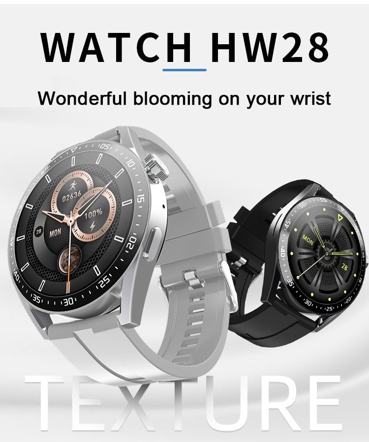 HW Painless Blood Glucose ALL DAY Monitoring Smart Bluetooth Watch