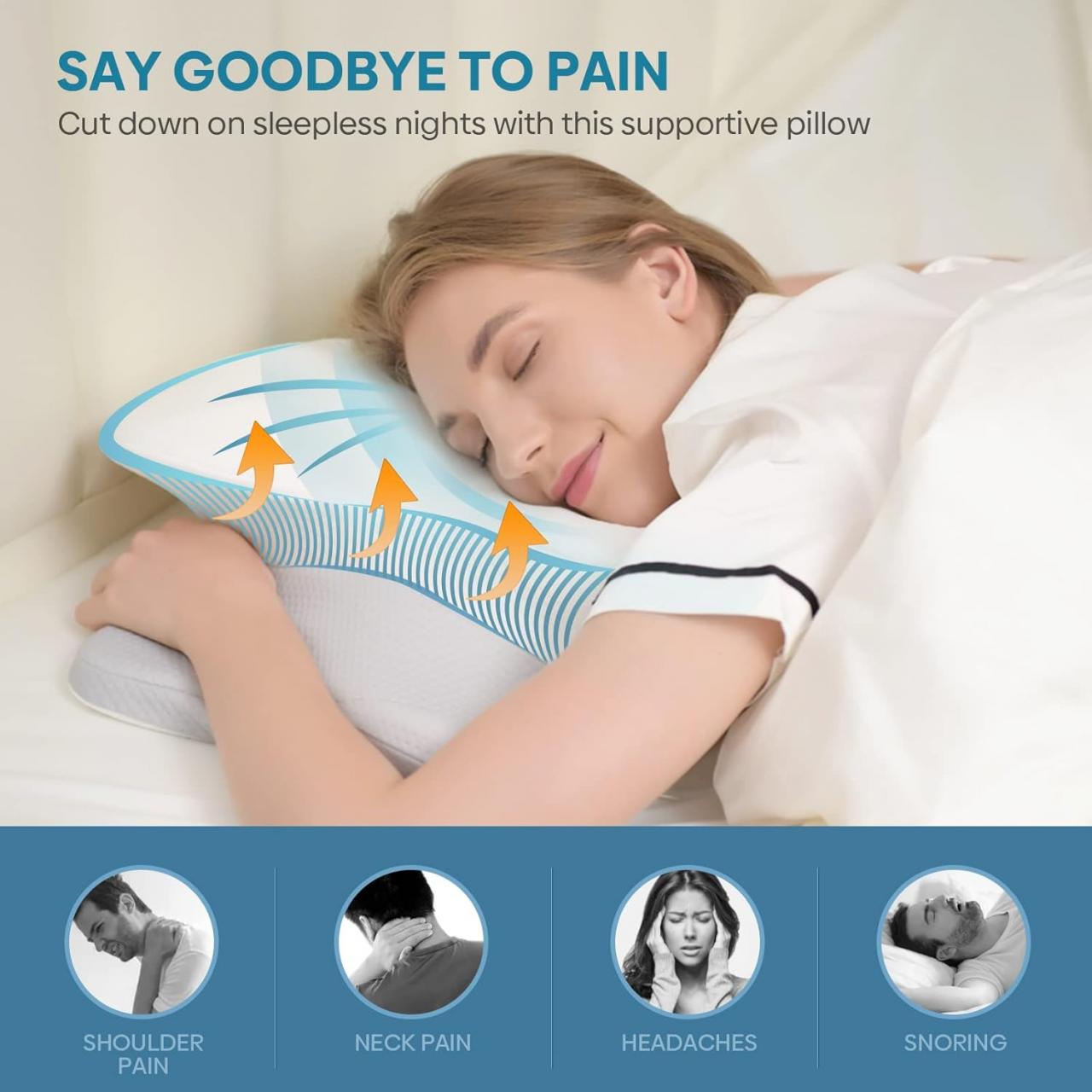 Original Ergonomic Cervical Memory Foam Pillow