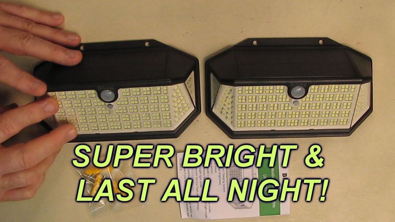 Solarbright - Motion-Activated Solar Lights