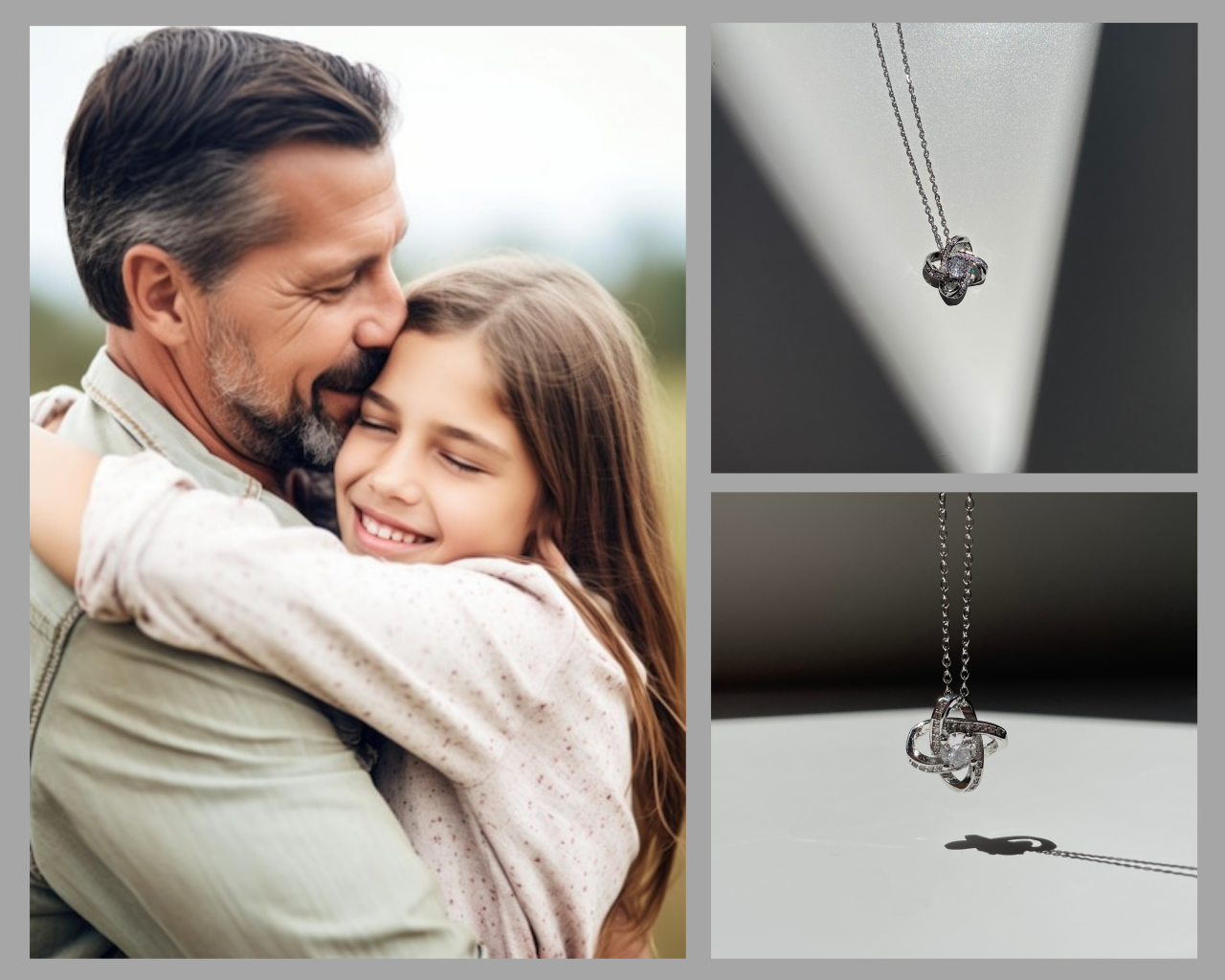 To My Daughter | Necklace with Love Knot