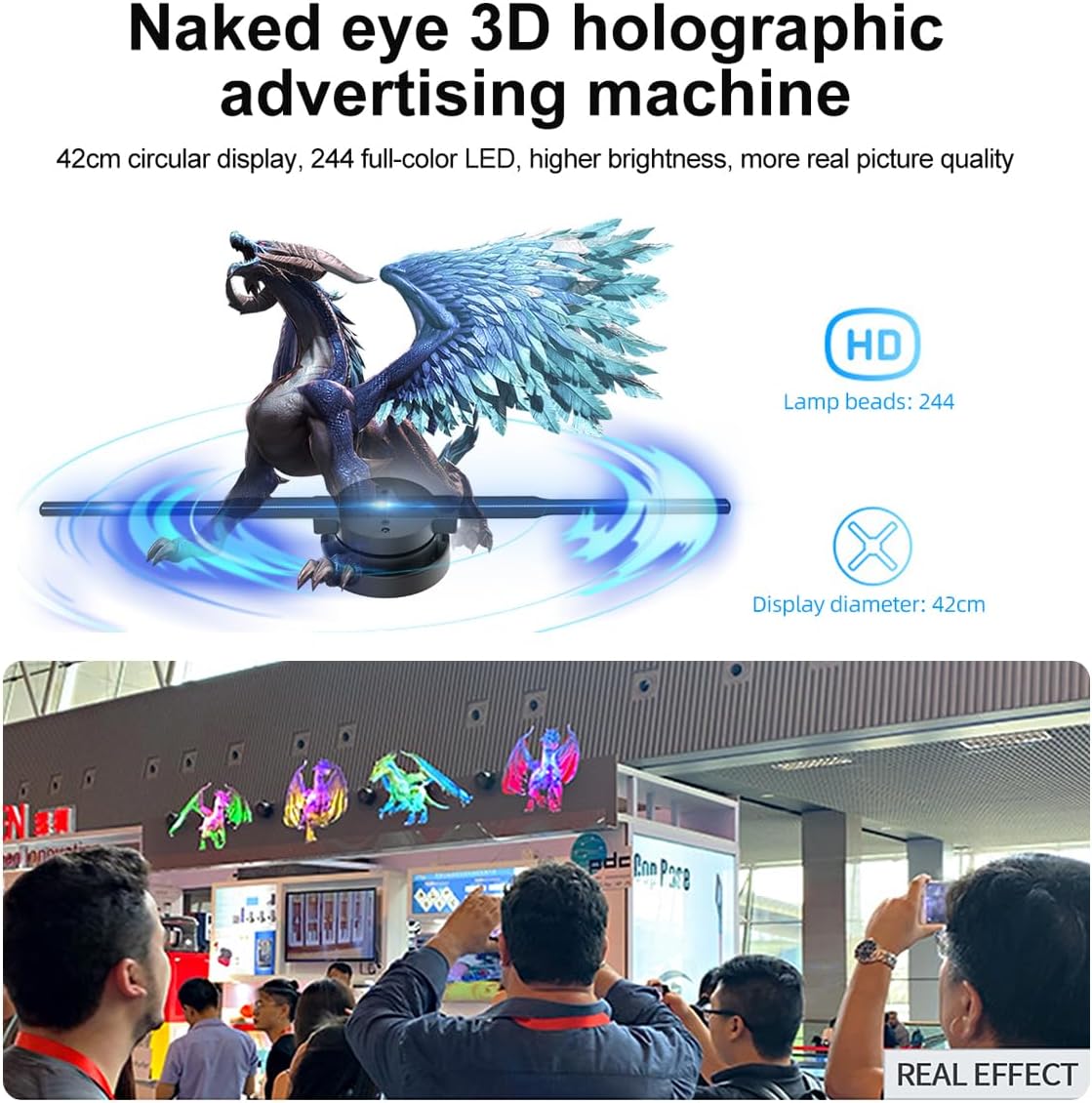 3D Hologram LED Fan Projector - Hot Sale 60% OFF