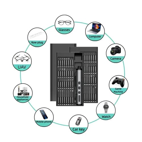 68-In-1 Precision Electric Screwdriver Set