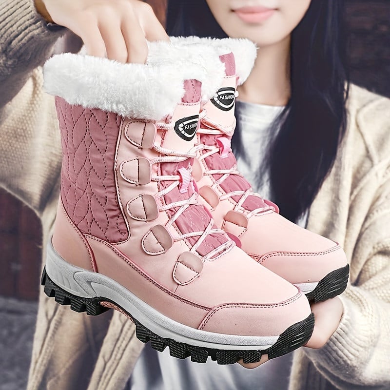 Christmas Sale 50% OFF - Women's Winter Fashionable Fleece-Lined Warm Snow Boots