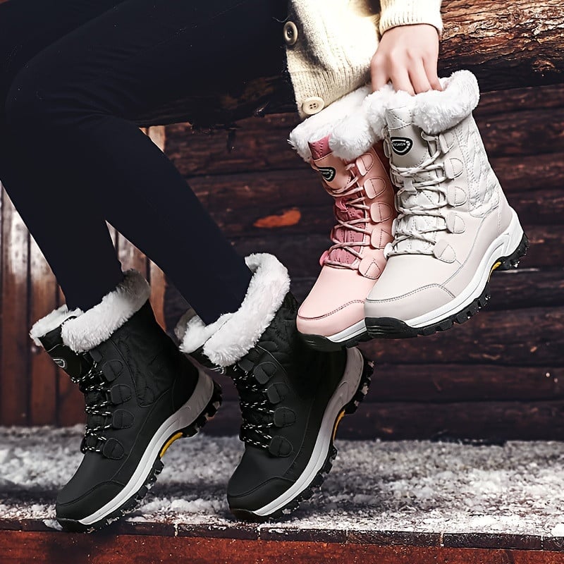 Christmas Sale 50% OFF - Women's Winter Fashionable Fleece-Lined Warm Snow Boots