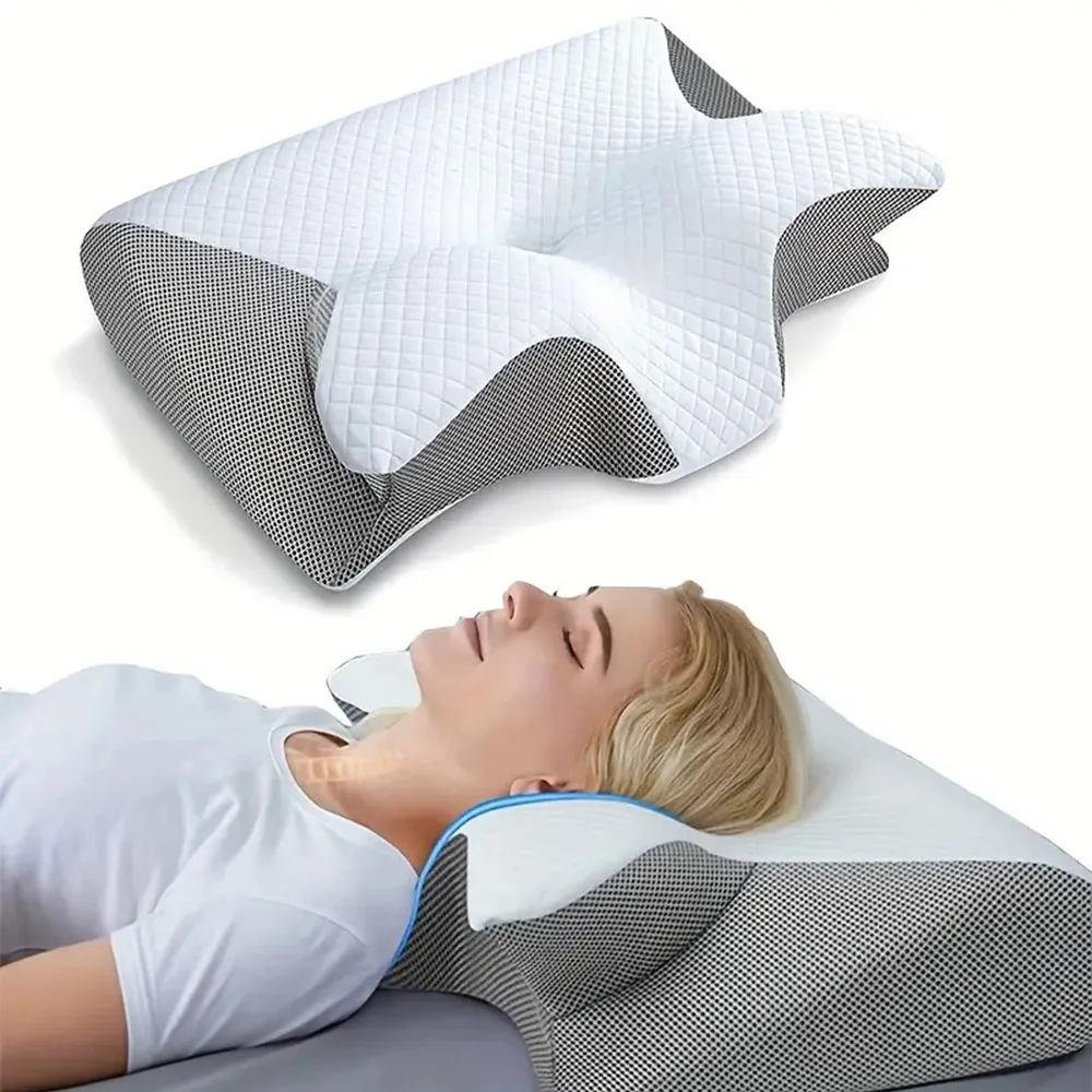 Drift into Deep Pain-Free Sleep Laying On The NeckCloud Cradle Pillow