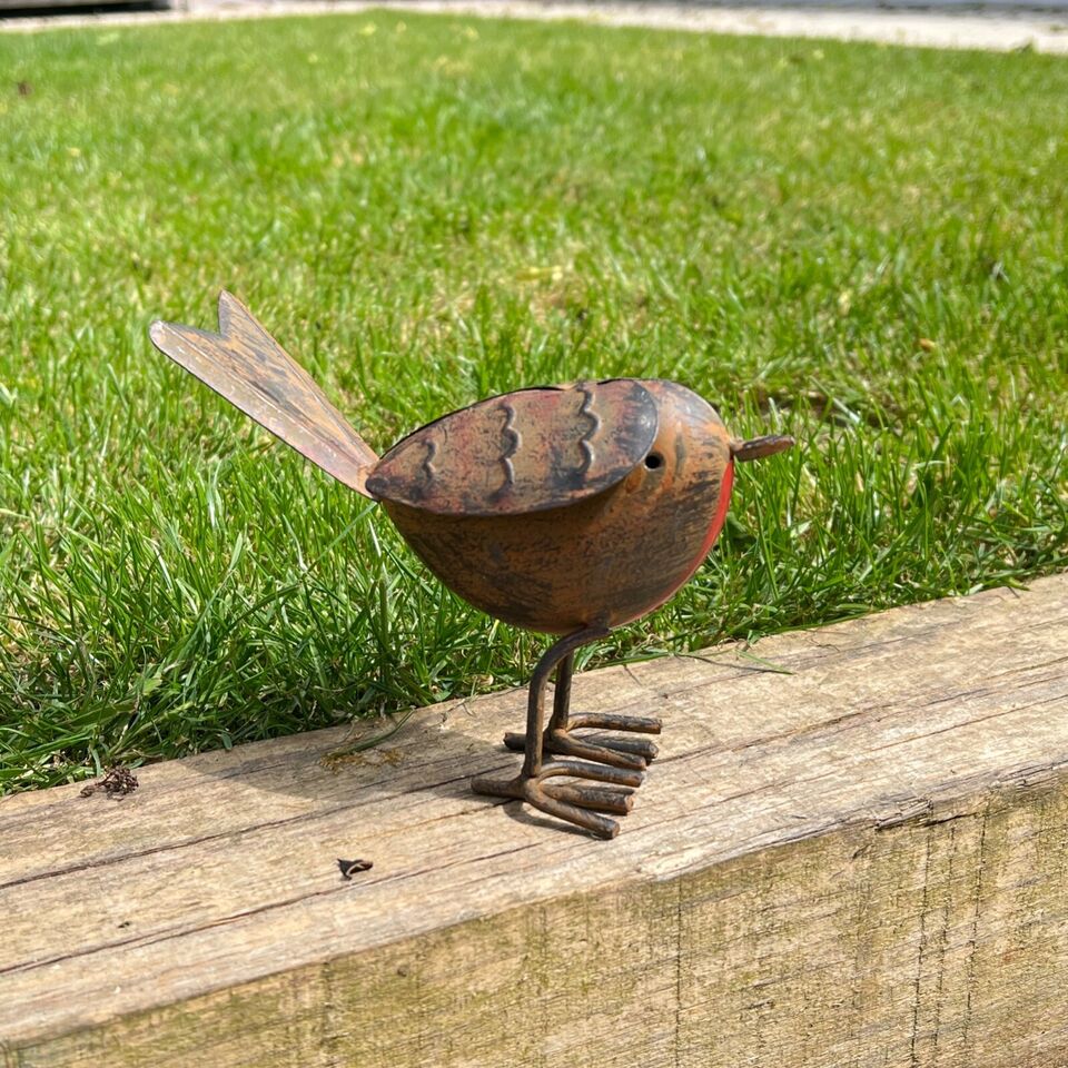 Early Christmas 49% OFF - Vintage Handcrafted Robin Ornament | Metal Art | Holiday Gifts