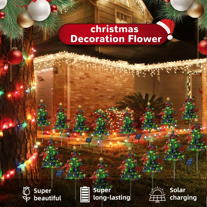 Last Day 75% OFF - Solar Christmas Trees Lights