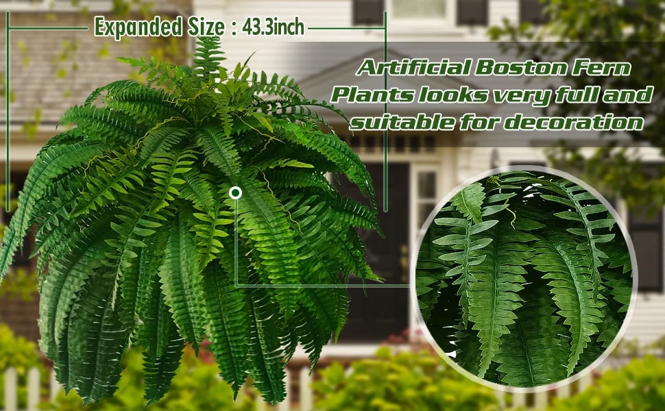 Last Day 75% OFF - UV Resistant Lifelike Artificial Boston Fern