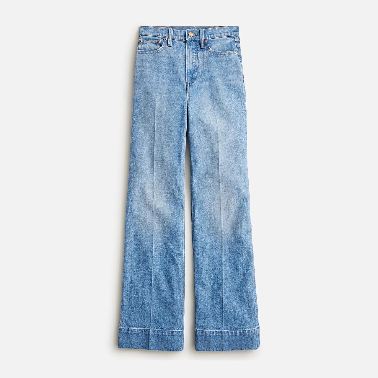 Tall Wide Leg Denim Trouser